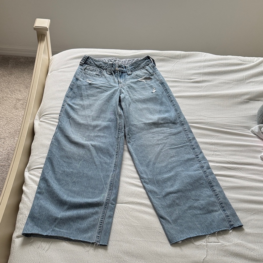 Hollister Denim Wide-Leg Jeans